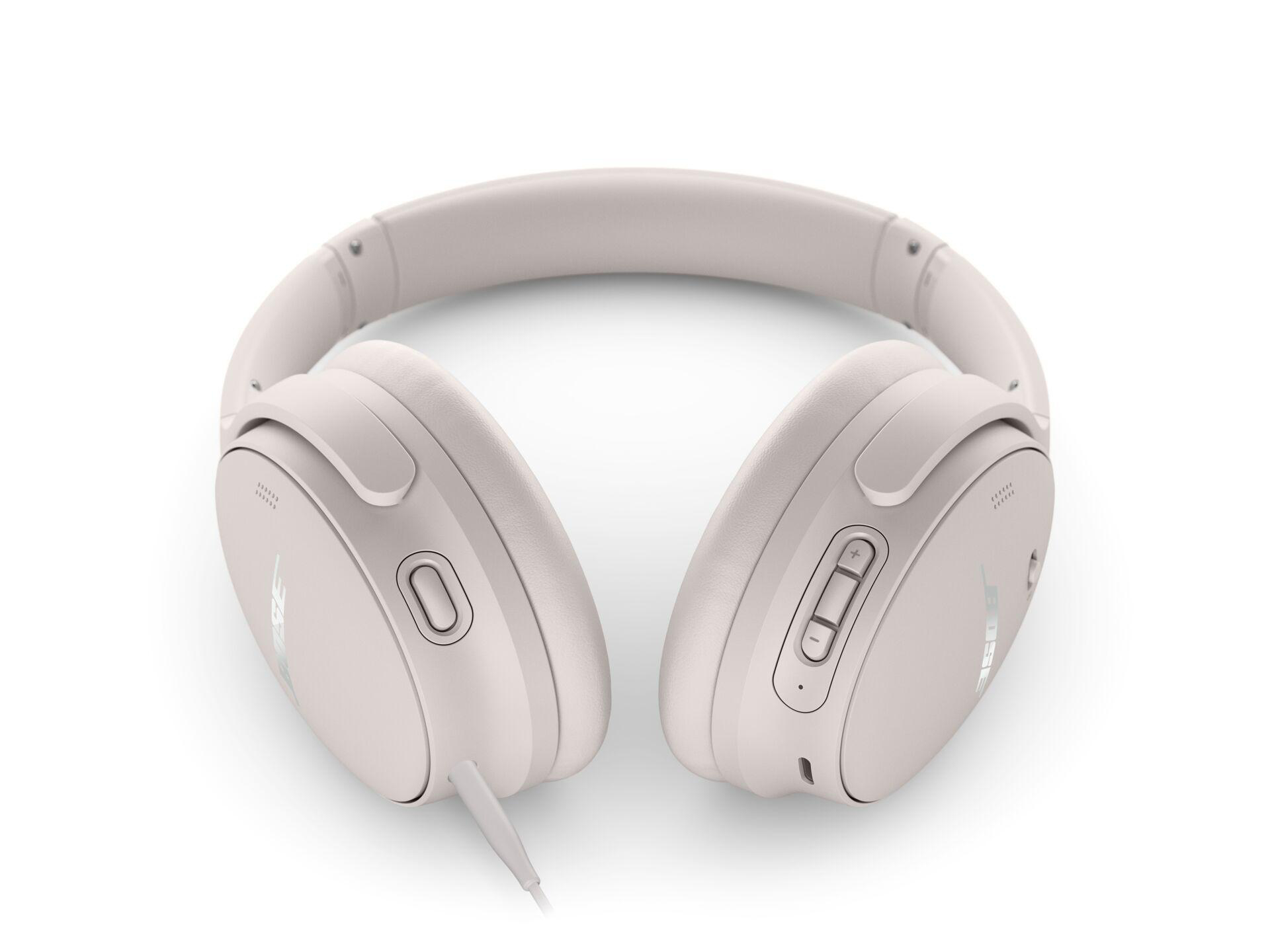 BOSE QuietComfort® Headphones, Noise-Cancelling, Over-ear Weiß Kopfhörer Bluetooth