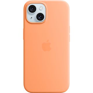 APPLE Cover Silicone MagSafe iPhone 15 Orange Sorbet (MT0W3ZM/A)
