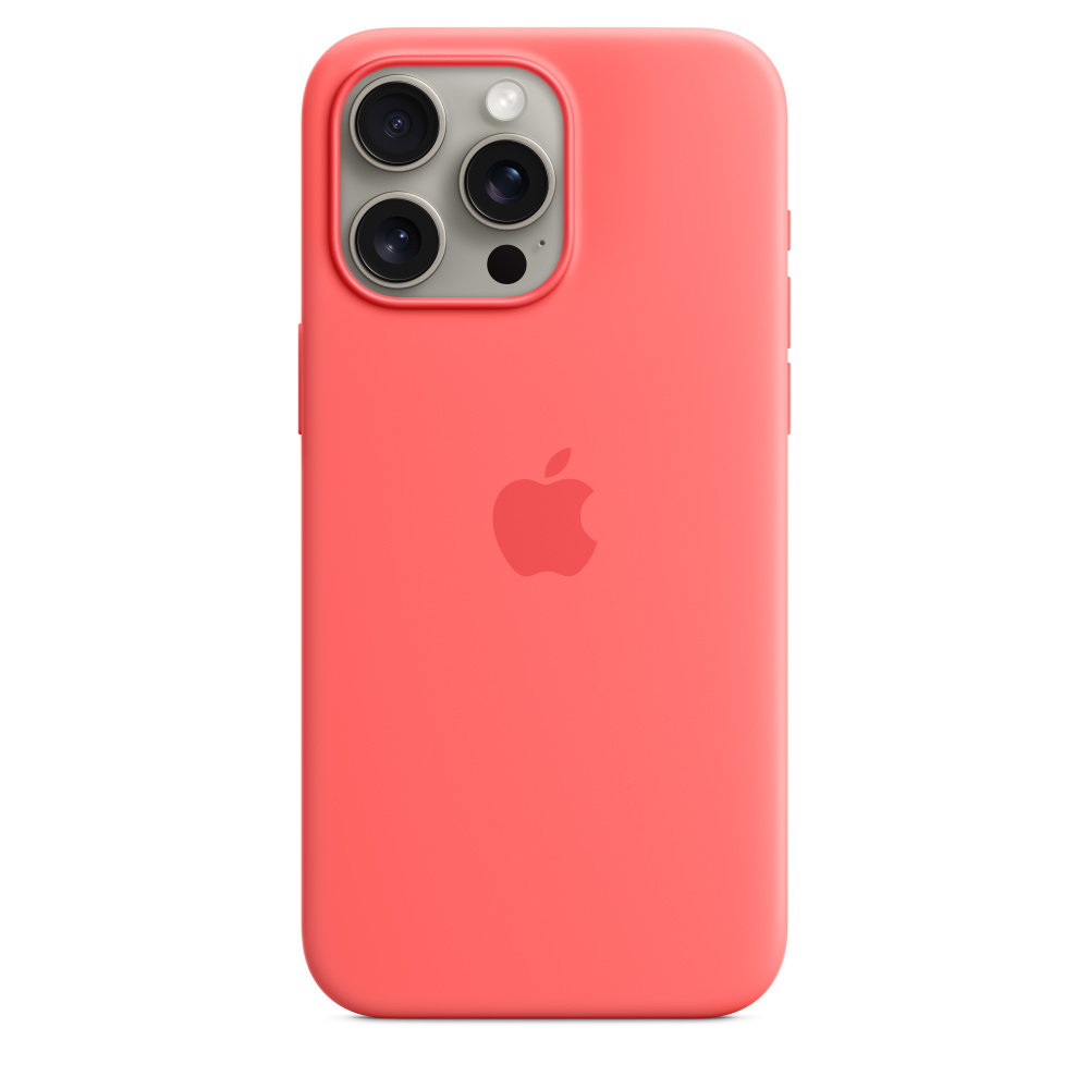 APPLE Cover Silicone Magsafe iPhone 15 Pro Max Guave (MT1V3ZM/A)