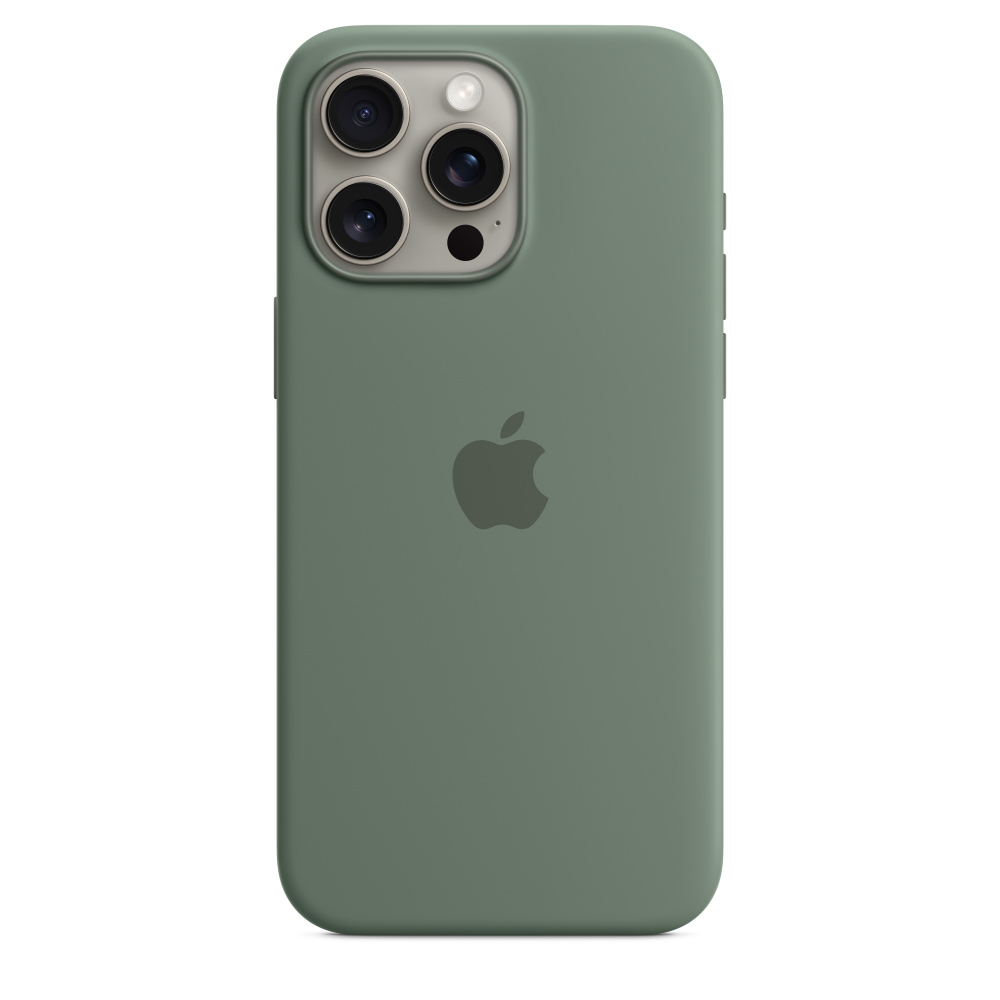 APPLE Cover Silicone Magsafe iPhone 15 Pro Max Cypress (MT1X3ZM/A)