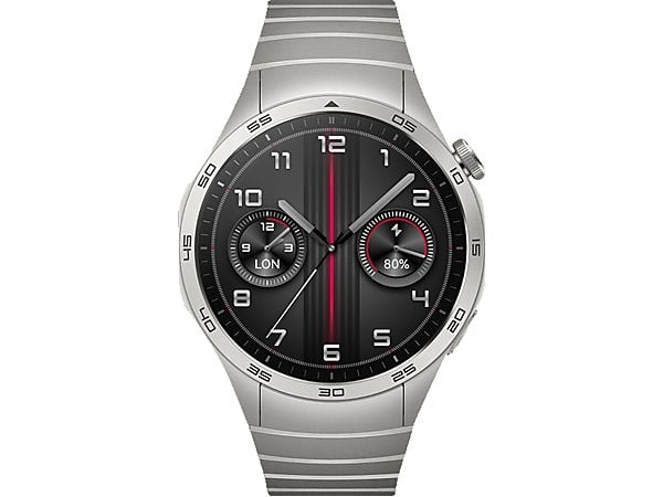 Huawei Watch GT 4 46 Smartwatch Edelstahl, Silber