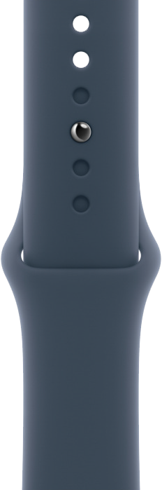 APPLE Bracelet pour Apple Watch 41 mm Storm Blue Sport Band M/L (MT2X3ZM/A)