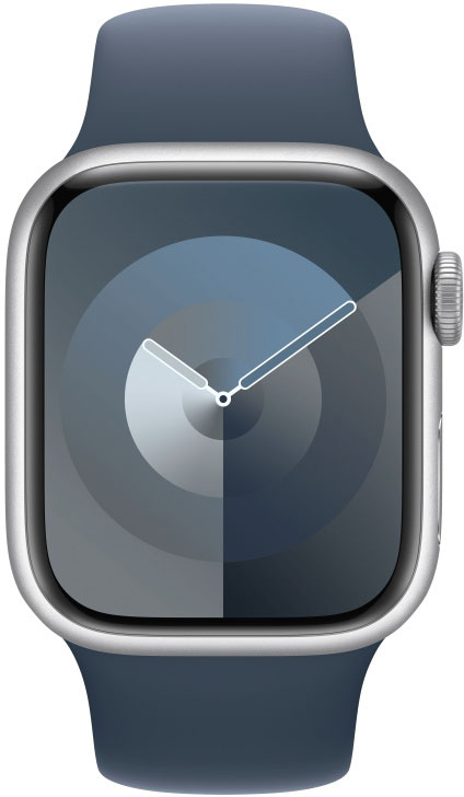 APPLE Bracelet pour Apple Watch 41 mm Storm Blue Sport Band M/L (MT2X3ZM/A)