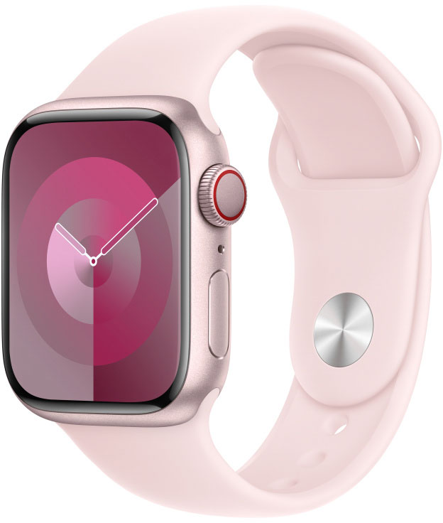 APPLE Bracelet pour Apple Watch 41 mm Light Pink Sport Band M/L (MT303ZM/A)