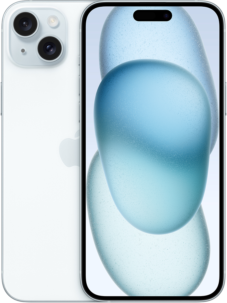 APPLE IPHONE 15 PLUS 128 GB Kék Kártyafüggetlen Okostelefon