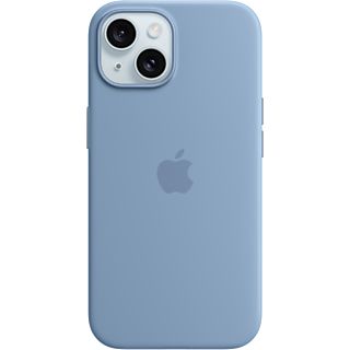 APPLE iPhone 15 Siliconenhoesje met MagSafe - Winterblauw