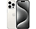 APPLE IPHONE 15 PRO 128 GB Fehér titán Kártyafüggetlen Okostelefon