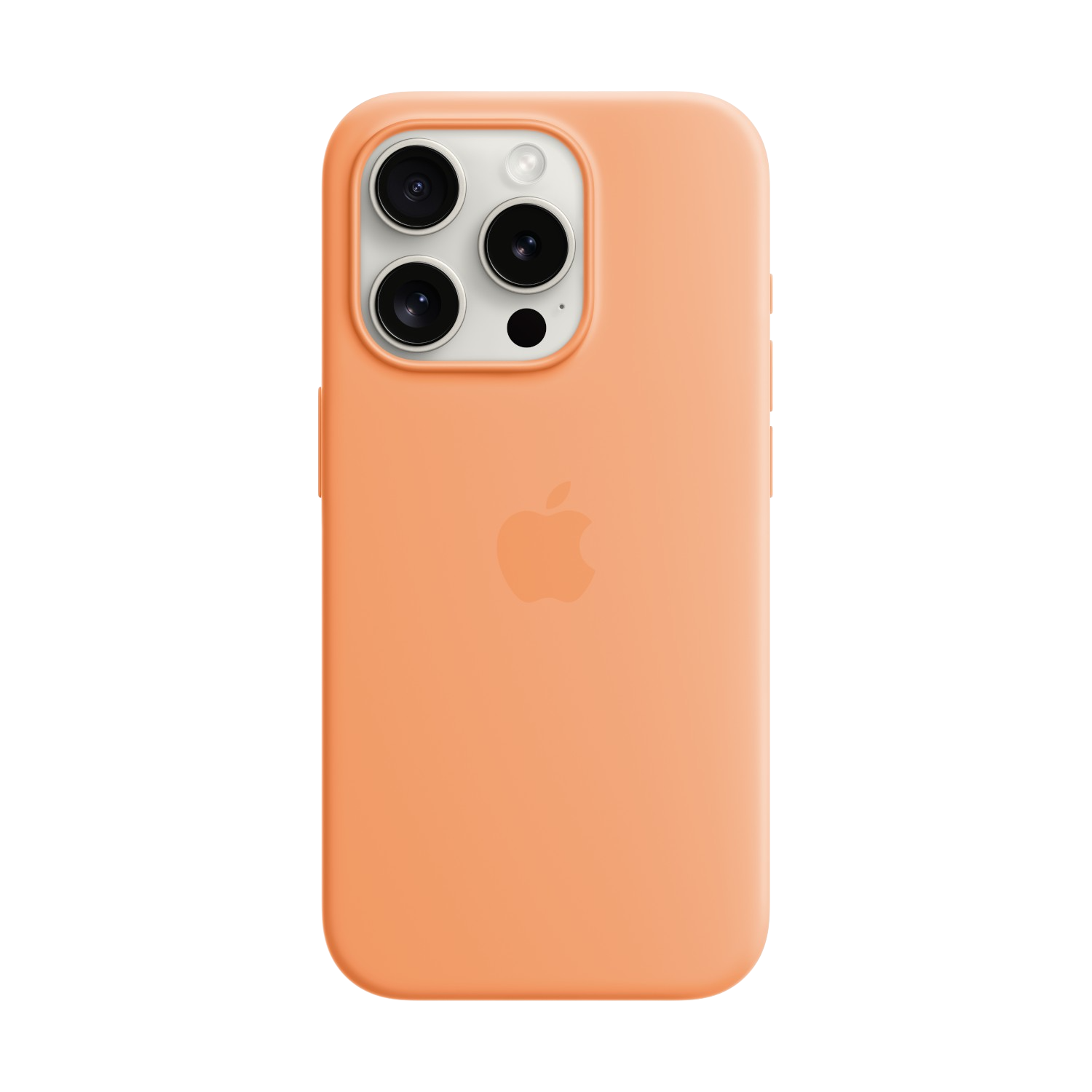 Apple Iphone 15 Pro Siliconenhoesje Met Magsafe - Frisoranje