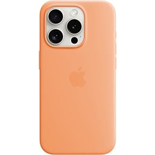APPLE iPhone 15 Pro Siliconenhoesje met MagSafe - Frisoranje