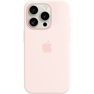 APPLE iPhone 15 Pro Siliconenhoesje met MagSafe - Lichtroze