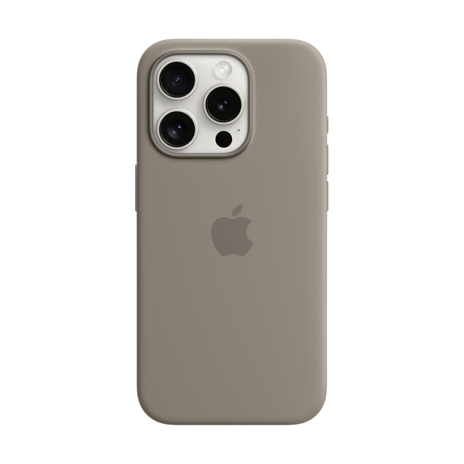 Apple Iphone 15 Pro Siliconenhoesje Met Magsafe - Klei
