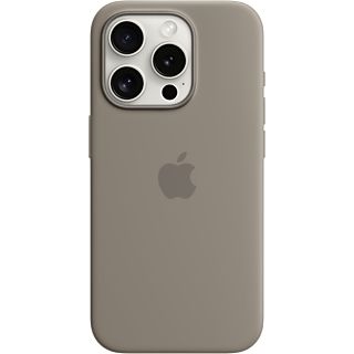 APPLE iPhone 15 Pro Siliconenhoesje met MagSafe - Klei