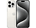 APPLE IPHONE 15 PRO MAX 256 GB Fehér titán Kártyafüggetlen Okostelefon