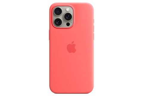 Case de Silicona Apple para iPhone 15 Pro con MagSafe - Rosa Claro