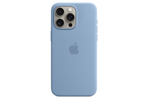 APPLE Funda de silicona con MagSafe para iPhone 15 Pro Max, Azul