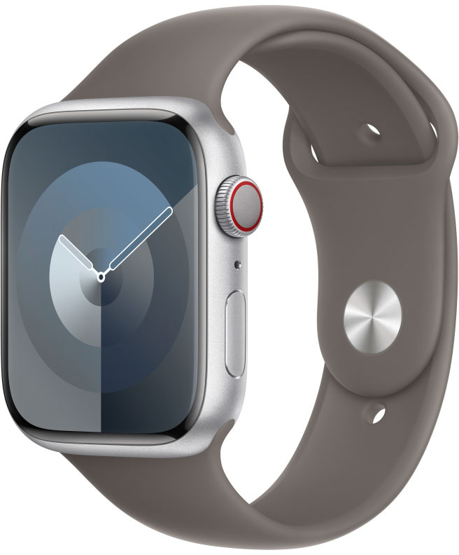 APPLE Armband voor Apple Watch 45 mm Clay Sport Band S/M (MT463ZM/A)