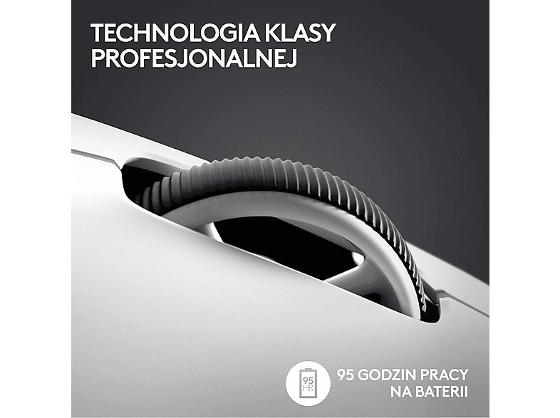 Mysz LOGITECH G PRO X Superlight 2 Lightspeed Biały – zdjęcie 2