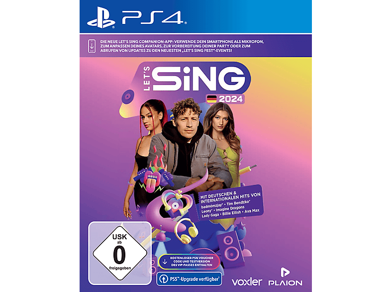 Let's Sing 2024 German Version [PlayStation 4] PlayStation 4 Spiele