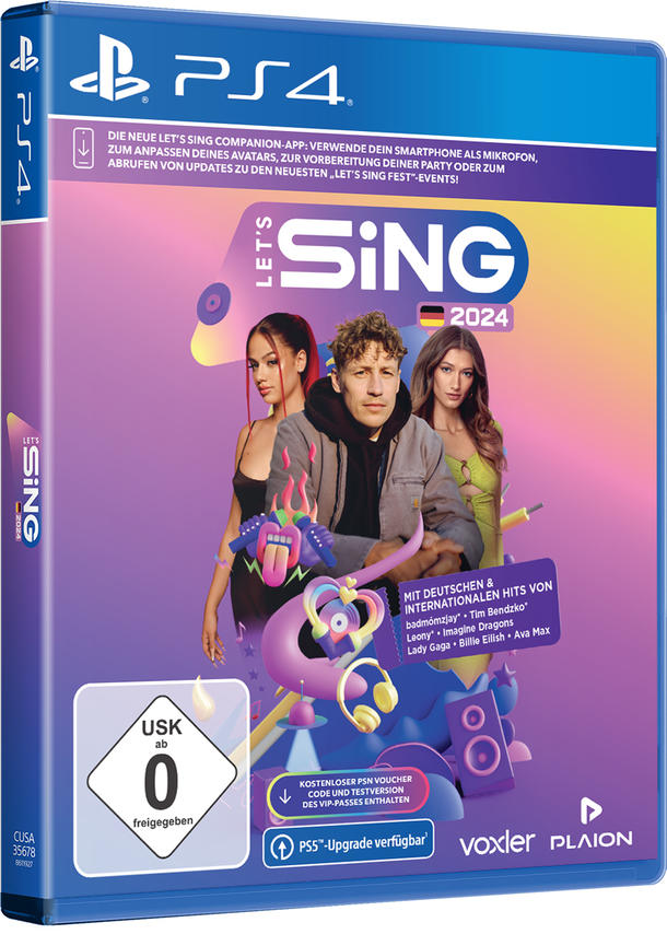 Spielbox. Drei Personen auf dem Cover. Titel: Let's Sing 2024.