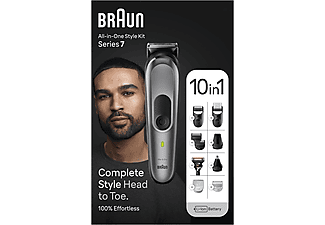 BRAUN MGK7420 Series 7 10’u 1 Arada Erkek Bakım Kiti Siyah Gümüş_8