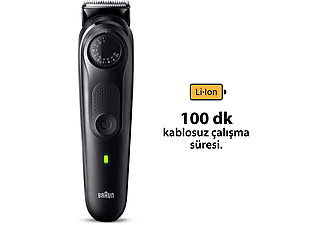 BRAUN BT5420 Islak Kuru Saç Sakal Şekillendirme Makinesi Siyah_4