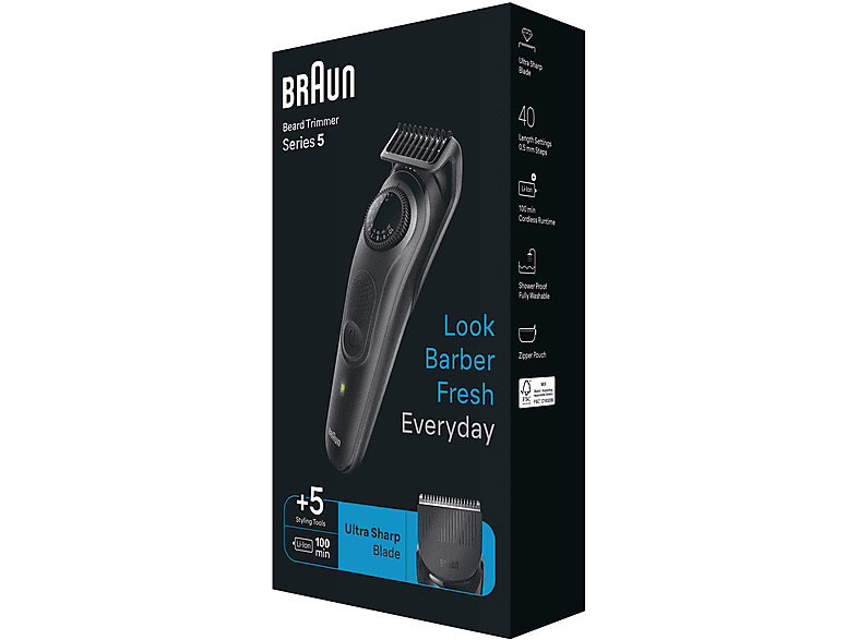 BRAUN BT5420 Islak Kuru Saç Sakal Şekillendirme Makinesi Siyah_7