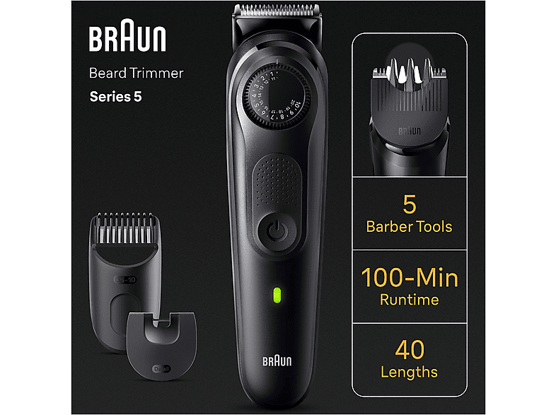 BRAUN BT5420 Islak Kuru Saç Sakal Şekillendirme Makinesi Siyah_9