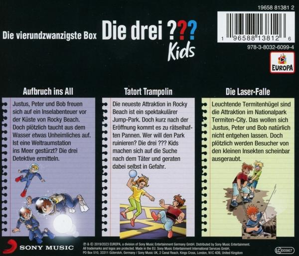 Rückseite eines Buches mit Text und Illustrationen.