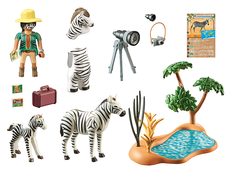 PLAYMOBIL 71295 Wiltopia Tierfotografin Spielset, Mehrfarbig