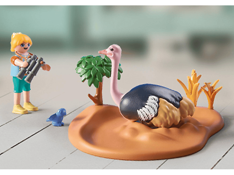 Thumbnail - PLAYMOBIL 71296 Wiltopia - Zu Gast bei Papa Strauß Spielset, Mehrfarbig