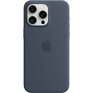 APPLE iPhone 15 Pro Max Siliconenhoesje met MagSafe - Stormblauw