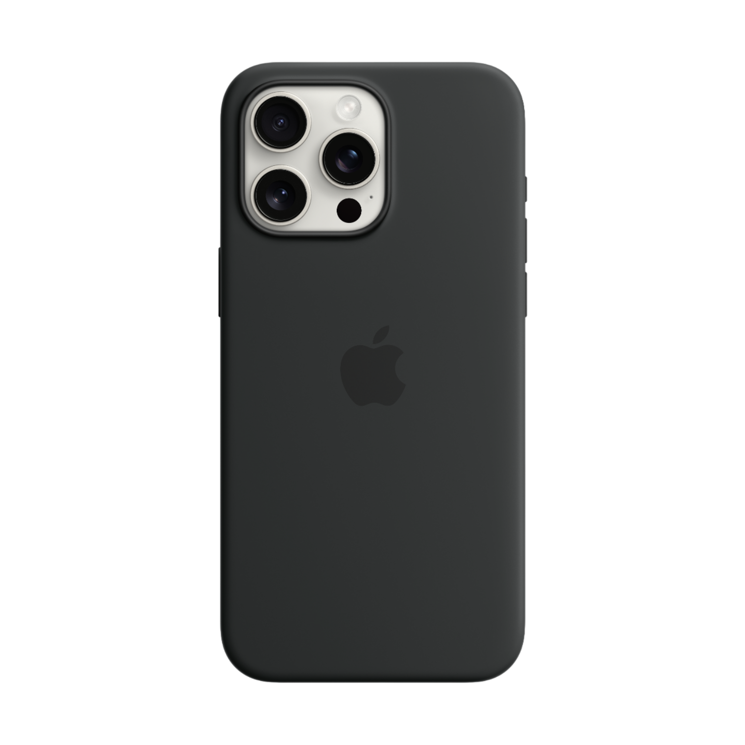 Apple Iphone 15 Pro Max Siliconenhoesje Met Magsafe - Zwart