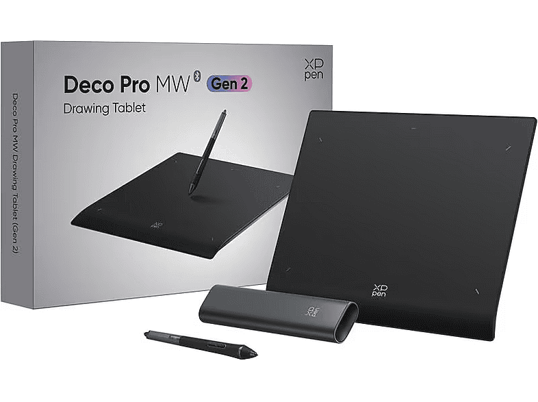 XPPEN MT0962B Deco Pro MW Gen 2 Grafiktablet, ink. X3 Pro Smart Chip Stift und X Fernbedienung, Schwarz — Foto 5 von 5