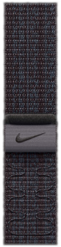APPLE Bracelet pour Apple Watch 41 mm Nike Sport Loop Black / Blue (MUJV3ZM/A)