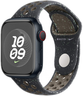APPLE Bracelet pour Apple Watch 41 mm Nike Sport Band Midnight Sky S/M (MRTM3ZM/A)