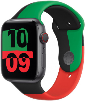 APPLE Bracelet pour Apple Watch 40 mm Black Unity Sport Band M/L (MUQ63ZM/A)