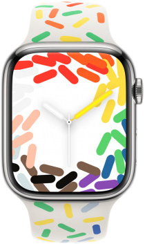 APPLE Bracelet pour Apple Watch 41 mm Pride Edition Sport Band M/L (MUQ23ZM/A)