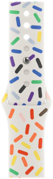 APPLE Bracelet pour Apple Watch 41 mm Pride Edition Sport Band S/M (MUQ13ZM/A)