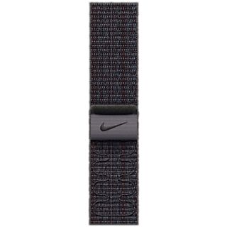 APPLE Armband voor Apple Watch 45 mm Nike Sport Loop Black/Blue (MUJX3ZM/A)