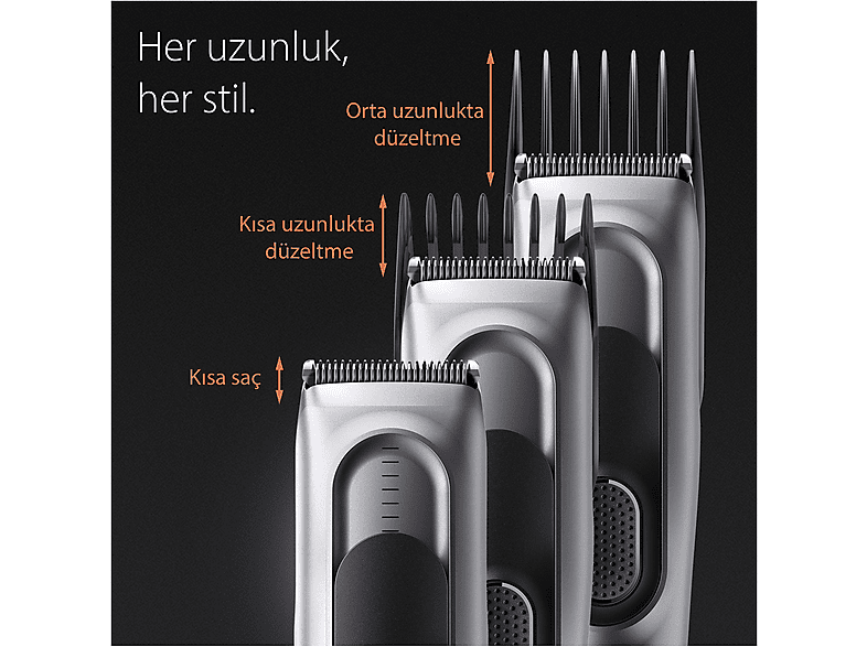 BRAUN HC7390 Saç Kesme Makinesi Gümüş_3