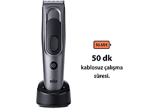 BRAUN HC7390 Saç Kesme Makinesi Gümüş_5