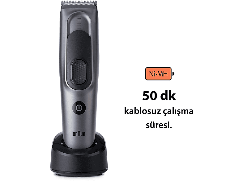 BRAUN HC7390 Saç Kesme Makinesi Gümüş_5