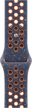 APPLE Armband voor Apple Watch 45 mm Nike Sport Band Blue Flame M/L (MUV93ZM/A)