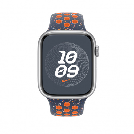 APPLE Armband voor Apple Watch 45 mm Nike Sport Band Blue Flame S/M (MUV83ZM/A)