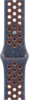 APPLE Armband voor Apple Watch 45 mm Nike Sport Band Blue Flame S/M (MUV83ZM/A)