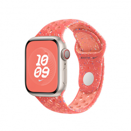 APPLE Bracelet pour Apple Watch 41 mm Nike Sport Band Magic Ember M/L (MUUY3ZM/A)