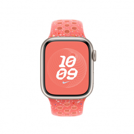 APPLE Bracelet pour Apple Watch 41 mm Nike Sport Band Magic Ember S/M (MUUX3ZM/A)