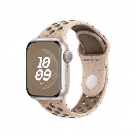 APPLE Bracelet pour Apple Watch 41 mm Nike Sport Band Desert Stone M/L (MUUR3ZM/A)