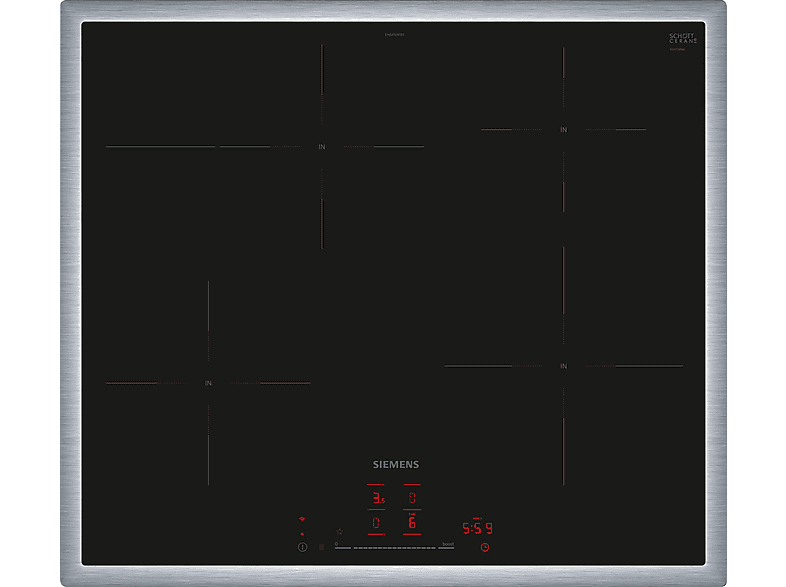 Thumbnail - SIEMENS EQ874DV02R Backofen: iQ700, Kochfeld: iQ300, Einbaubackofenset (Induktionskochfeld, A+, 71 l)