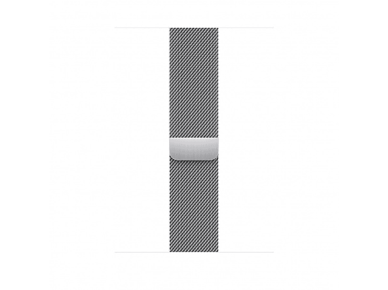 Apple Armband Voor Watch 45 Mm Silver Milanese Loop (mtjr3zm/a)